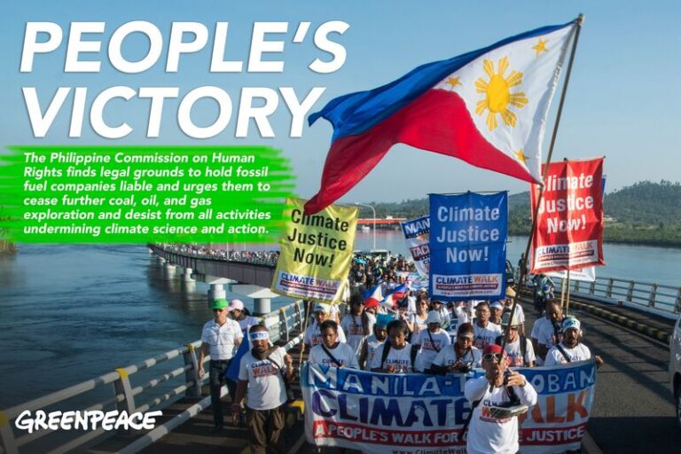Historic inquiry holds the Carbon Majors accountable for the impacts of climate change in the Philippines
