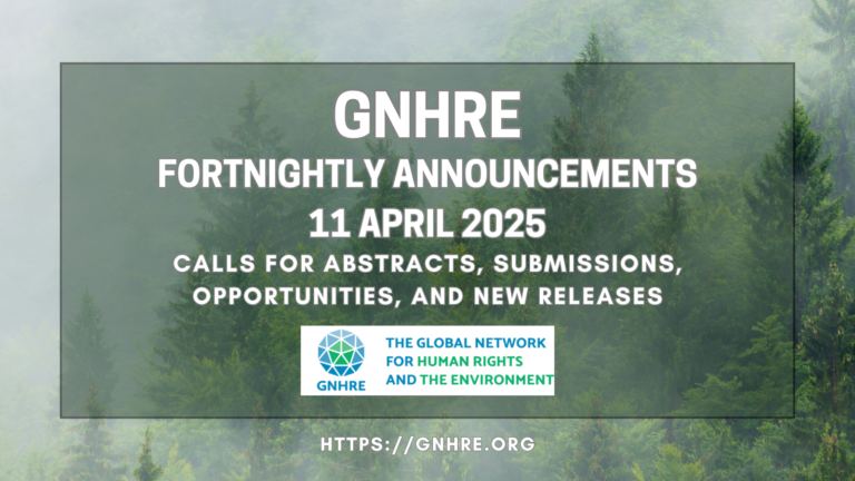Announcements: 11 April 2025