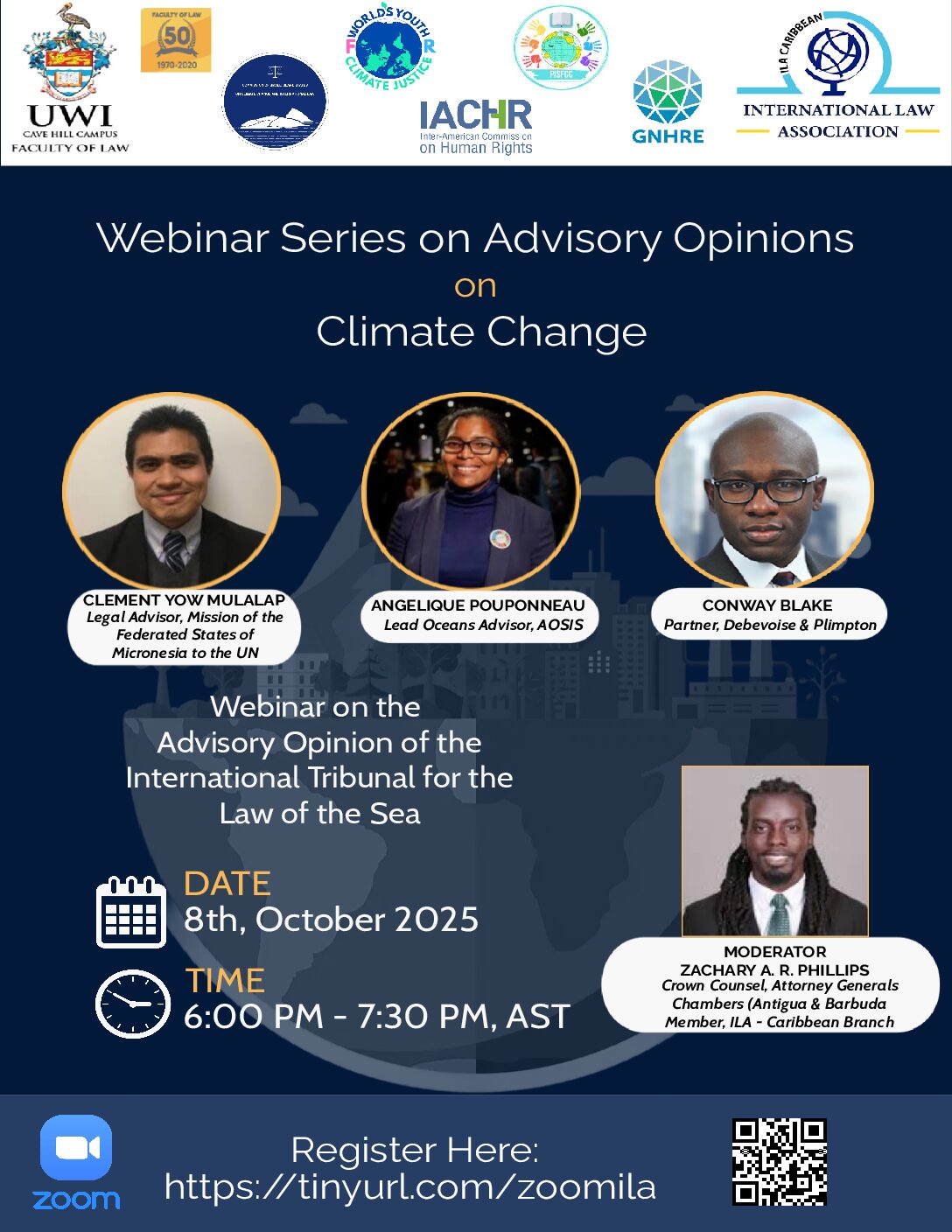 Concept Note, ILA Caribbean Branch & The UWI Cave Hill With Partners, Webinars On The Advisory Opinions